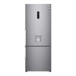 მაცივარი GC-GR-F589BLCM.APZQMER Bottom-Freezer 185x70x74 446 LT NF Inverter Dislpay Dispenser Silver