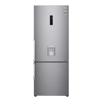 მაცივარი GC-GR-F589BLCM.APZQMER Bottom-Freezer 185x70x74 446 LT NF Inverter Dislpay Dispenser Silver