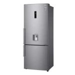 მაცივარი GC-GR-F589BLCM.APZQMER Bottom-Freezer 185x70x74 446 LT NF Inverter Dislpay Dispenser Silver - Image 2