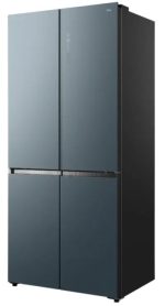 მაცივარი C521CDIB Cross-Door 190x83x64.1 521 LT NF Inverter Free-Built-In Matte Blue Glass - Image 2