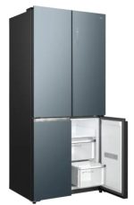 მაცივარი C521CDIB Cross-Door 190x83x64.1 521 LT NF Inverter Free-Built-In Matte Blue Glass - Image 4