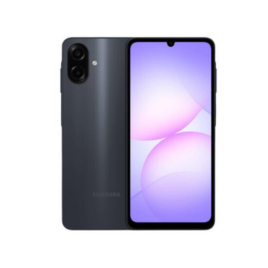 მობილური ტელეფონი Samsung Galaxy A07 A075FD Dual Sim 4/128GB Black With Charger მობილური ტელეფონი