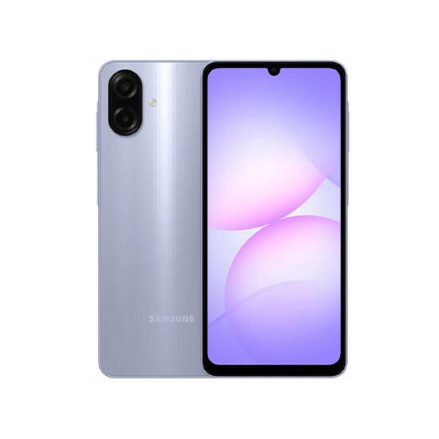 მობილური ტელეფონი Samsung Galaxy A07 A075FD Dual Sim 4/128GB Violet With Charger Violet მობილური ტელეფონი